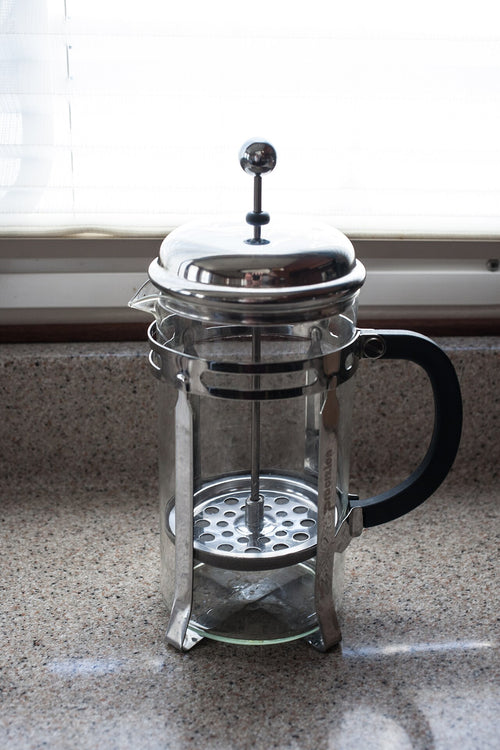 Stainless Steel French Press Coffee Maker, 34 oz